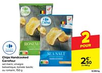 Promotions Chips handcooked carrefour - Produit maison - Carrefour  - Valide de 05/06/2024 à 17/06/2024 chez Carrefour