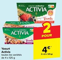 Promotions Yaourt activia - Danone - Valide de 05/06/2024 à 17/06/2024 chez Carrefour
