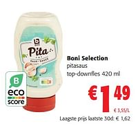 Promoties Boni selection pitasaus top-downfles - Boni - Geldig van 05/06/2024 tot 18/06/2024 bij Colruyt