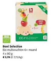 Promoties Boni selection bio multivruchten 6+ maand - Boni - Geldig van 05/06/2024 tot 18/06/2024 bij Colruyt