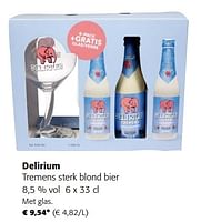Promoties Delirium tremens sterk blond bier - Delirium - Geldig van 05/06/2024 tot 18/06/2024 bij Colruyt