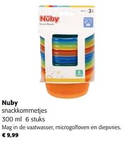 Promoties Nuby snackkommetjes - Nuby - Geldig van 05/06/2024 tot 18/06/2024 bij Colruyt