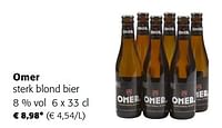 Promoties Omer sterk blond bier - Omer - Geldig van 05/06/2024 tot 18/06/2024 bij Colruyt