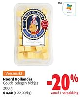 Promoties Noord hollander gouda belegen blokjes - Noord-Hollander - Geldig van 05/06/2024 tot 18/06/2024 bij Colruyt
