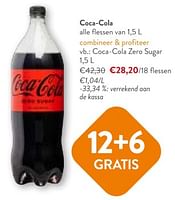 Promoties Coca-cola zero sugar - Coca Cola - Geldig van 05/06/2024 tot 18/06/2024 bij OKay