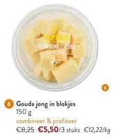Promoties Gouda jong in blokjes - Huismerk - Okay Buurtwinkels - Geldig van 05/06/2024 tot 18/06/2024 bij OKay