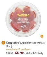 Promoties Kerspaprika’s gevuld met roomkaas - Huismerk - Okay Buurtwinkels - Geldig van 05/06/2024 tot 18/06/2024 bij OKay