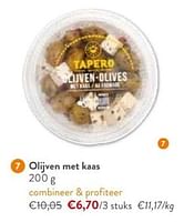 Promoties Olijven met kaas - Huismerk - Okay Buurtwinkels - Geldig van 05/06/2024 tot 18/06/2024 bij OKay