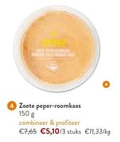 Promoties Zoete peper-roomkaas - Huismerk - Okay Buurtwinkels - Geldig van 05/06/2024 tot 18/06/2024 bij OKay