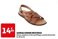 Promoties Sandale homme inextenso - Inextenso - Geldig van 11/06/2024 tot 17/06/2024 bij Auchan