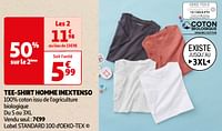 Promoties Tee-shirt homme inextenso - Inextenso - Geldig van 11/06/2024 tot 17/06/2024 bij Auchan