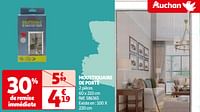 Promoties Moustiquaire de porte - Huismerk - Auchan - Geldig van 11/06/2024 tot 17/06/2024 bij Auchan