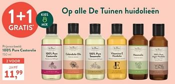 Promoties 100% pure castorolie - De Tuinen - Geldig van 10/06/2024 tot 07/07/2024 bij Holland & Barret