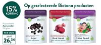 Promoties Açai poeder - Biotona - Geldig van 10/06/2024 tot 07/07/2024 bij Holland & Barret