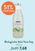 Promoties Biologische aloë vera sap - Huismerk - Holland & Barrett - Geldig van 10/06/2024 tot 07/07/2024 bij Holland & Barret