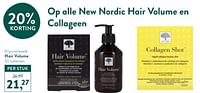 Promoties Hair volume - New Nordic - Geldig van 10/06/2024 tot 07/07/2024 bij Holland & Barret