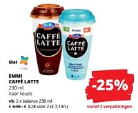 Promoties Emmi caffè latte balance - Emmi - Geldig van 06/06/2024 tot 19/06/2024 bij Spar (Colruytgroup)