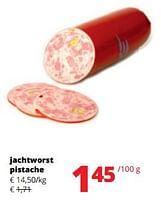 Promoties Jachtworst pistache - Huismerk - Spar Retail - Geldig van 06/06/2024 tot 19/06/2024 bij Spar (Colruytgroup)