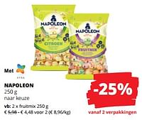 Promoties Napoleon fruitmix - Napoleon - Geldig van 06/06/2024 tot 19/06/2024 bij Spar (Colruytgroup)