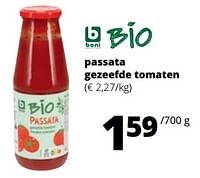 Promoties Passata gezeefde tomaten - Boni - Geldig van 06/06/2024 tot 19/06/2024 bij Spar (Colruytgroup)