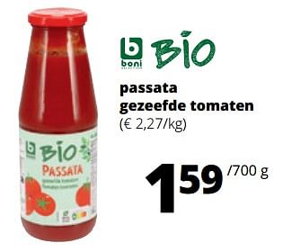 Promoties Passata gezeefde tomaten - Boni - Geldig van 06/06/2024 tot 19/06/2024 bij Spar (Colruytgroup)
