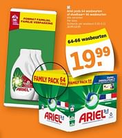 Promoties Ariel pods of vloeibaar+ - Ariel - Geldig van 10/06/2024 tot 16/06/2024 bij Albert Heijn