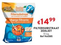 Promoties Filtersubstraat zeoliet - BSI - Geldig van 12/06/2024 tot 17/06/2024 bij Trafic