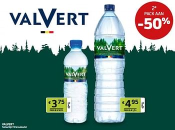 Promoties Valvert natuurlijk mineraalwater - Valvert - Geldig van 07/06/2024 tot 20/06/2024 bij BelBev