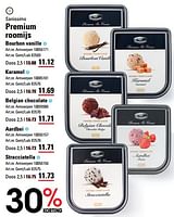 Promoties Premium roomijs bourbon vanille - sanissimo - Geldig van 06/06/2024 tot 24/06/2024 bij Sligro
