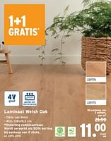 Promoties Laminaat welsh oak - Huismerk - Gamma - Geldig van 05/06/2024 tot 18/06/2024 bij Gamma