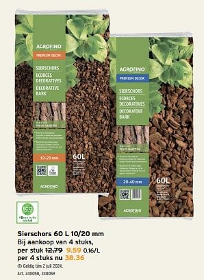 Promoties Sierschors - Agrofino - Geldig van 05/06/2024 tot 18/06/2024 bij Gamma