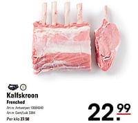 Promoties Kalfskroon frenched - Huismerk - Sligro - Geldig van 06/06/2024 tot 24/06/2024 bij Sligro