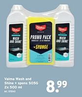 Promoties Valma wash and shine + spons s05g - Valma - Geldig van 05/06/2024 tot 18/06/2024 bij Gamma