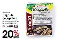 Promoties Gegrilde courgette - Bonduelle - Geldig van 06/06/2024 tot 24/06/2024 bij Sligro