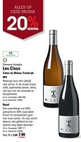 Promoties Domaine usseglio les claux côtes du rhône wit - Witte wijnen - Geldig van 06/06/2024 tot 24/06/2024 bij Sligro
