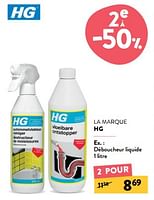 Promotions Déboucheur liquide - HG - Valide de 05/06/2024 à 18/06/2024 chez DI