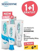 Promotions Dentifrice nourish healthy white - Sensodyne - Valide de 05/06/2024 à 18/06/2024 chez DI
