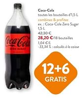 Promotions Coca-cola zero sugar - Coca Cola - Valide de 05/06/2024 à 18/06/2024 chez OKay