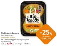 Promotions The bio veggie company burger de legumes - The Bio Veggie Company - Valide de 05/06/2024 à 18/06/2024 chez OKay