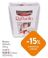 Promotions Ferrero raffaello - Ferrero - Valide de 05/06/2024 à 18/06/2024 chez OKay