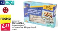 Promoties Reuzengarnalen - Golden Seafood - Geldig van 21/06/2024 tot 23/06/2024 bij Aldi