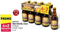Promotions Bière blonde - Grimbergen - Valide de 21/06/2024 à 23/06/2024 chez Aldi