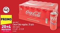 Promotions Coca-cola regular - Coca Cola - Valide de 21/06/2024 à 23/06/2024 chez Aldi