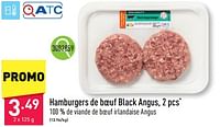 Promotions Hamburgers de boeuf black angus - Produit maison - Aldi - Valide de 17/06/2024 à 23/06/2024 chez Aldi
