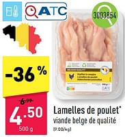 Promotions Lamelles de poulet - Produit maison - Aldi - Valide de 17/06/2024 à 23/06/2024 chez Aldi