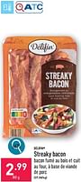 Promotions Streaky bacon - Delifin - Valide de 17/06/2024 à 23/06/2024 chez Aldi