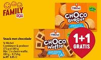 Promoties Snack met chocolade st michel choco waffle - St Michel - Geldig van 13/06/2024 tot 19/06/2024 bij Delhaize