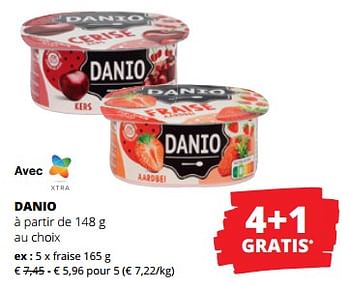 Promotions Danio fraise - Danone - Valide de 06/06/2024 à 19/06/2024 chez Spar (Colruytgroup)