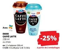Promotions Emmi caffè latte balance - Emmi - Valide de 06/06/2024 à 19/06/2024 chez Spar (Colruytgroup)