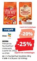 Promotions Four+airfryer boulettes - Mora - Valide de 06/06/2024 à 19/06/2024 chez Spar (Colruytgroup)